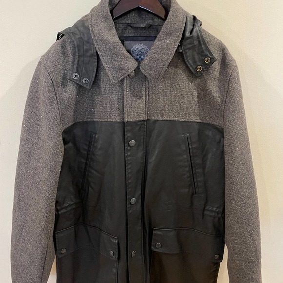 Vince Camuto Wool Blend Technical Anorak Large - Picture 2 of 16